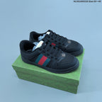 Gucci Distressed Screener Low-Top Sneakers