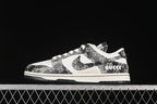 Nike SB Dunk Low Black and Grey Patterned Sneakers SC9207-418