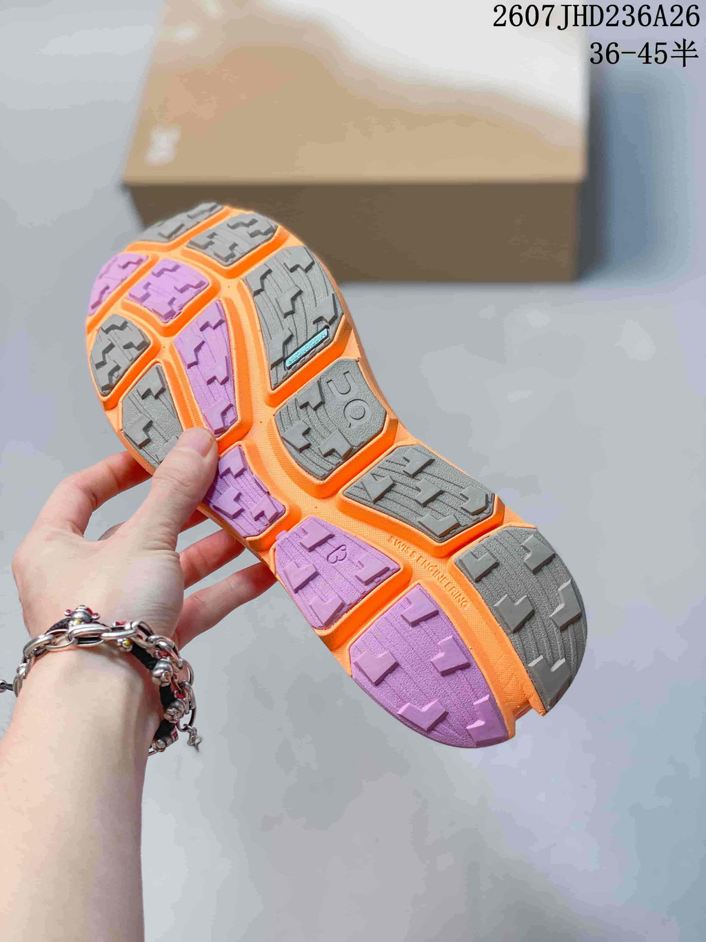 On CloudSoma Trail Running Shoes Peach Orange 712360RRY