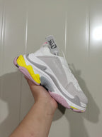 Balenciaga Triple S Sneakers White Pink Yellow 7541