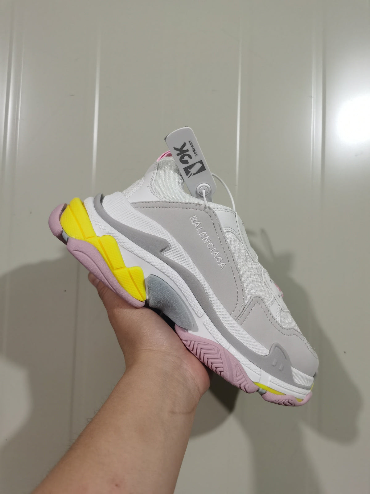 Balenciaga Triple S Sneakers White Pink Yellow 7541