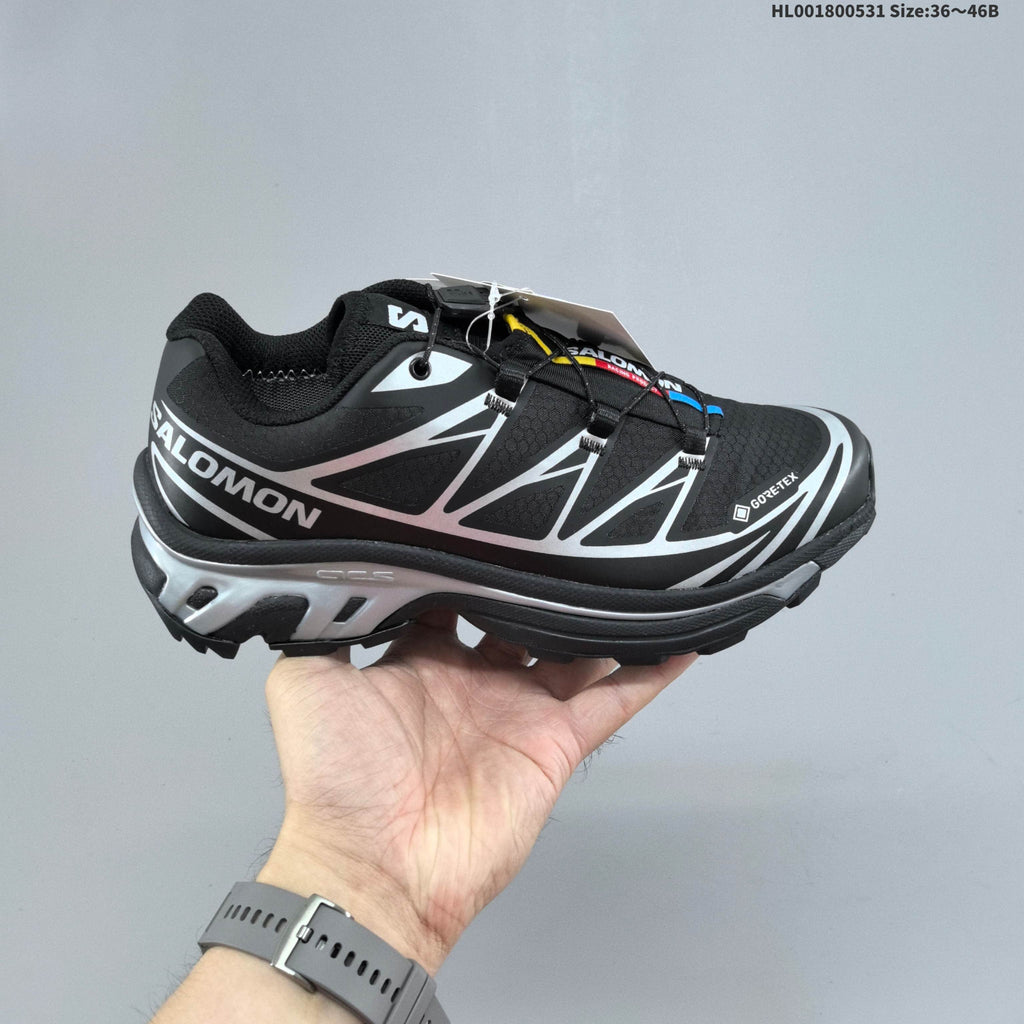 Salomon XT-6 Low-Top Trail Sneakers – White