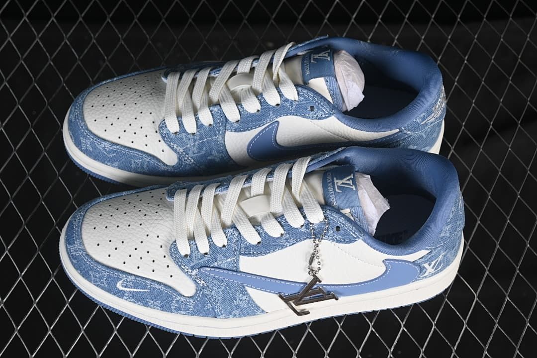 Air Jordan 1 Low OG SP Blue Denim Sneakers