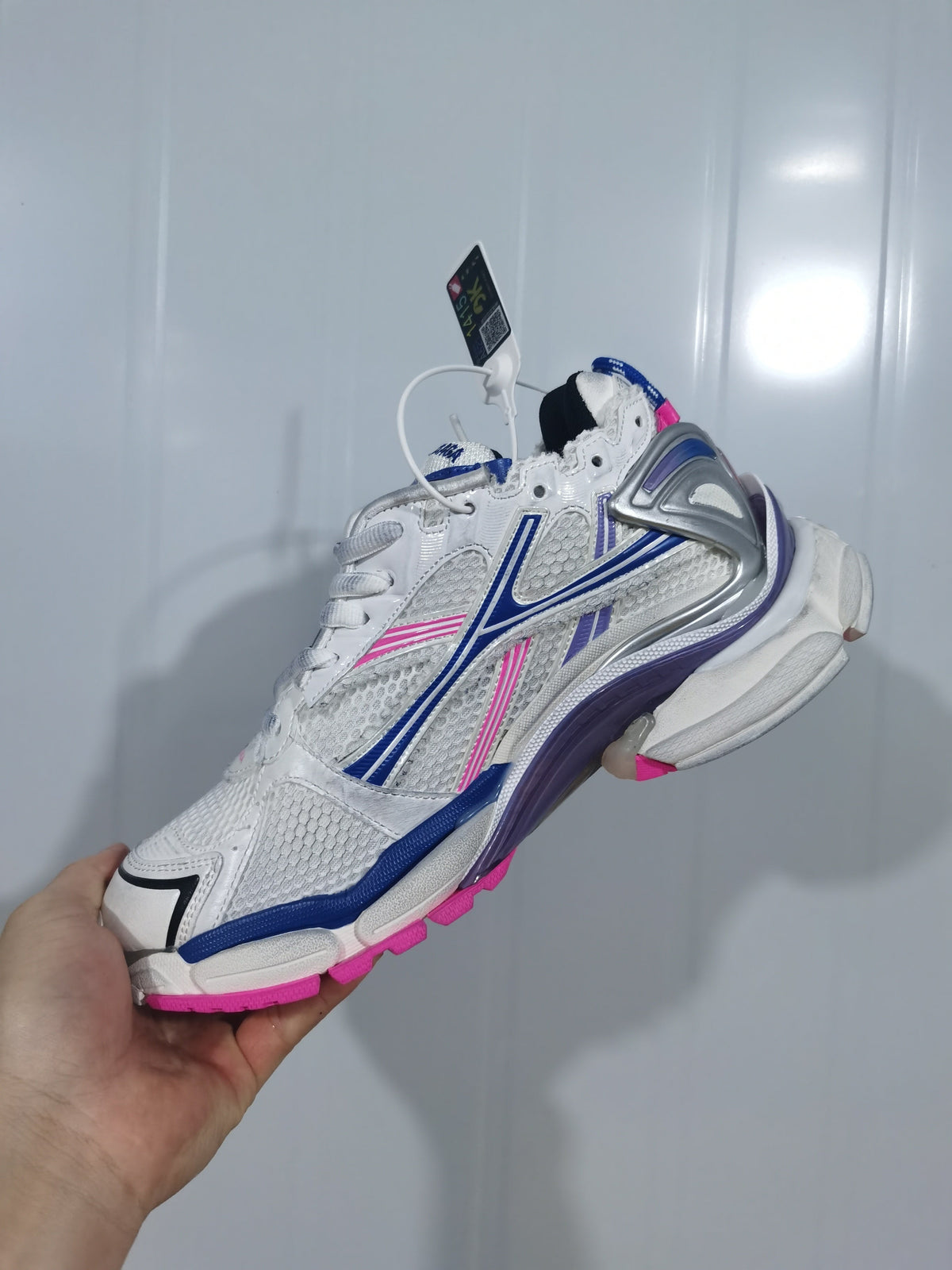 Balenciaga 6120 Runner Sneakers White Purple Pink