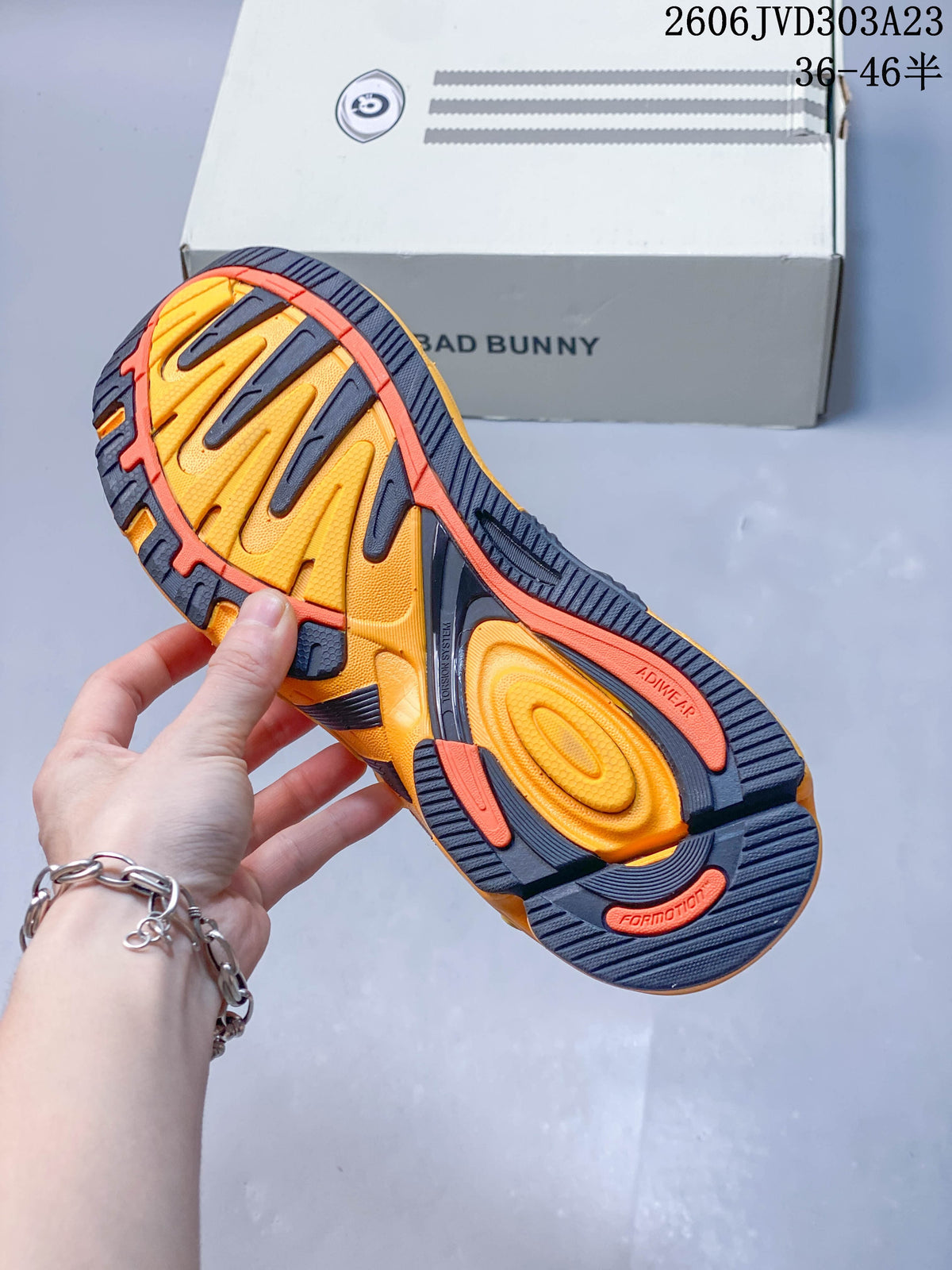 Bad Bunny x adidas Response CL Sneakers in Yellow and Orange