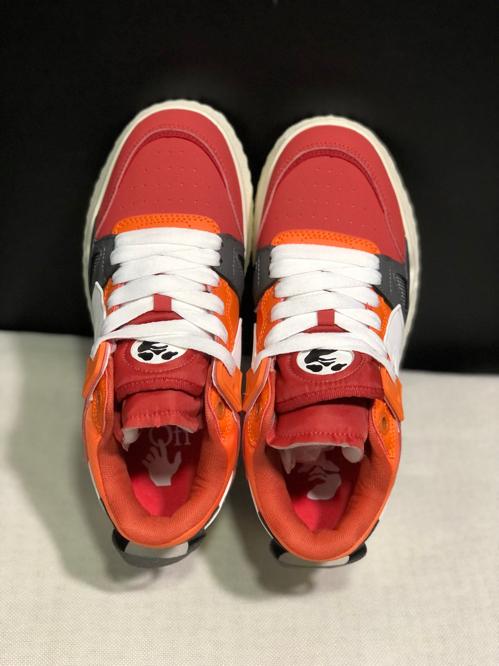 Off-White Out Of Office Sneakers White Orange