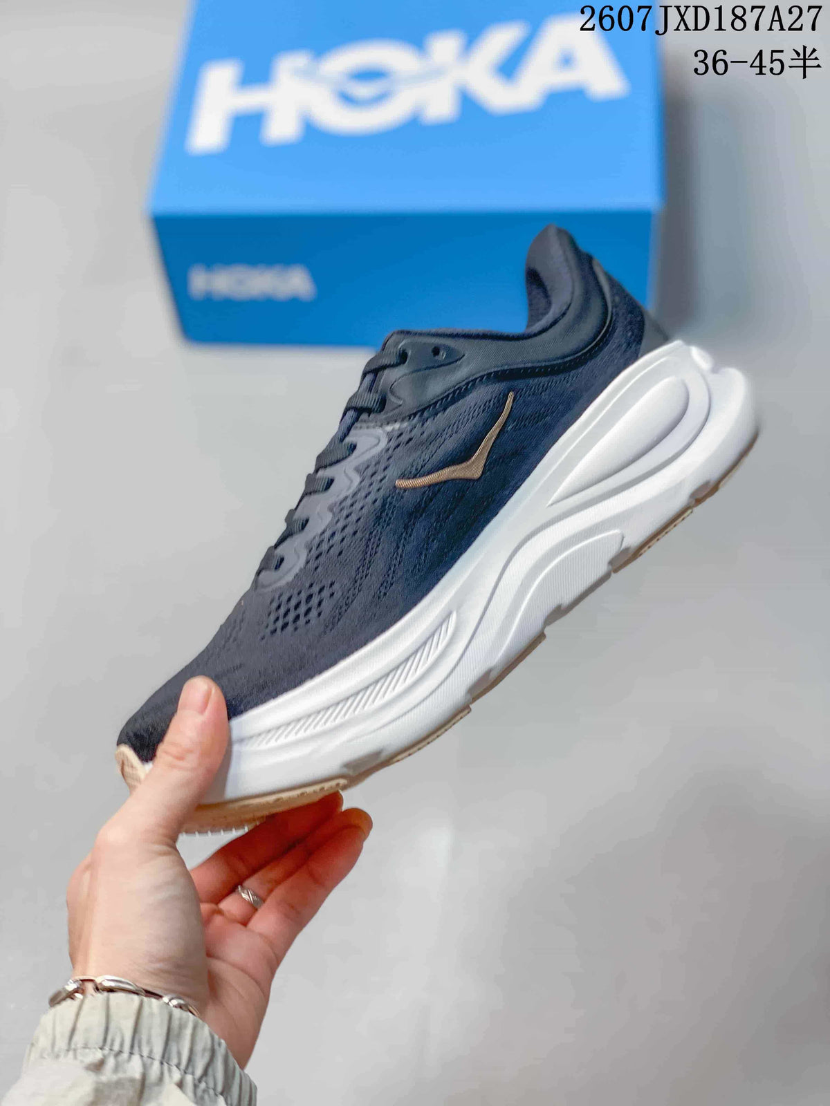 HOKA Bondi 9 Running Sneakers Dark Navy Style 1162012