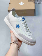 Descente COURT SB Low-Top Sneakers, White and Gray
