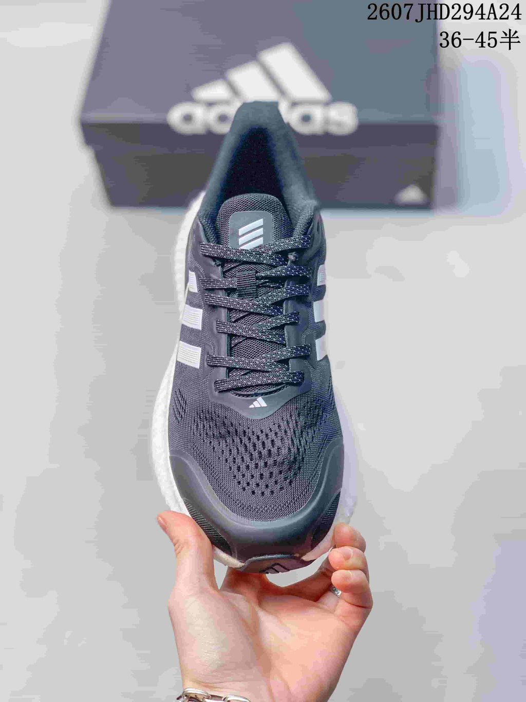 adidas Switch FWD Running Shoes Dark Gray with White Accents