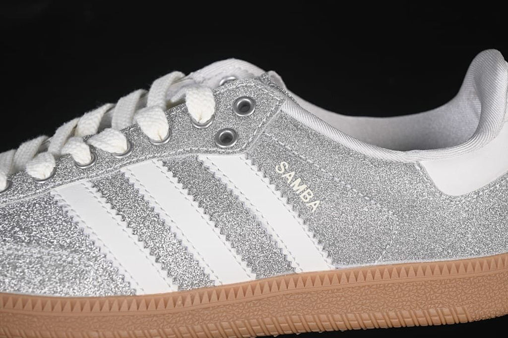 adidas Samba OG Silver Glitter Sneakers KI6264