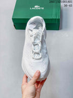 Lacoste JXD1001A01 White Leather Running Sneakers