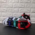 Nike Air More Uptempo Sneakers White Black Red Aqua