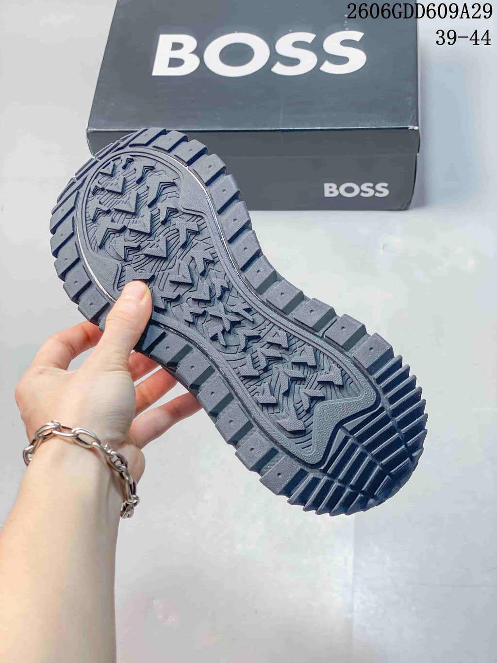 BOSS 06GDD609A29 Gray Trail Sneakers