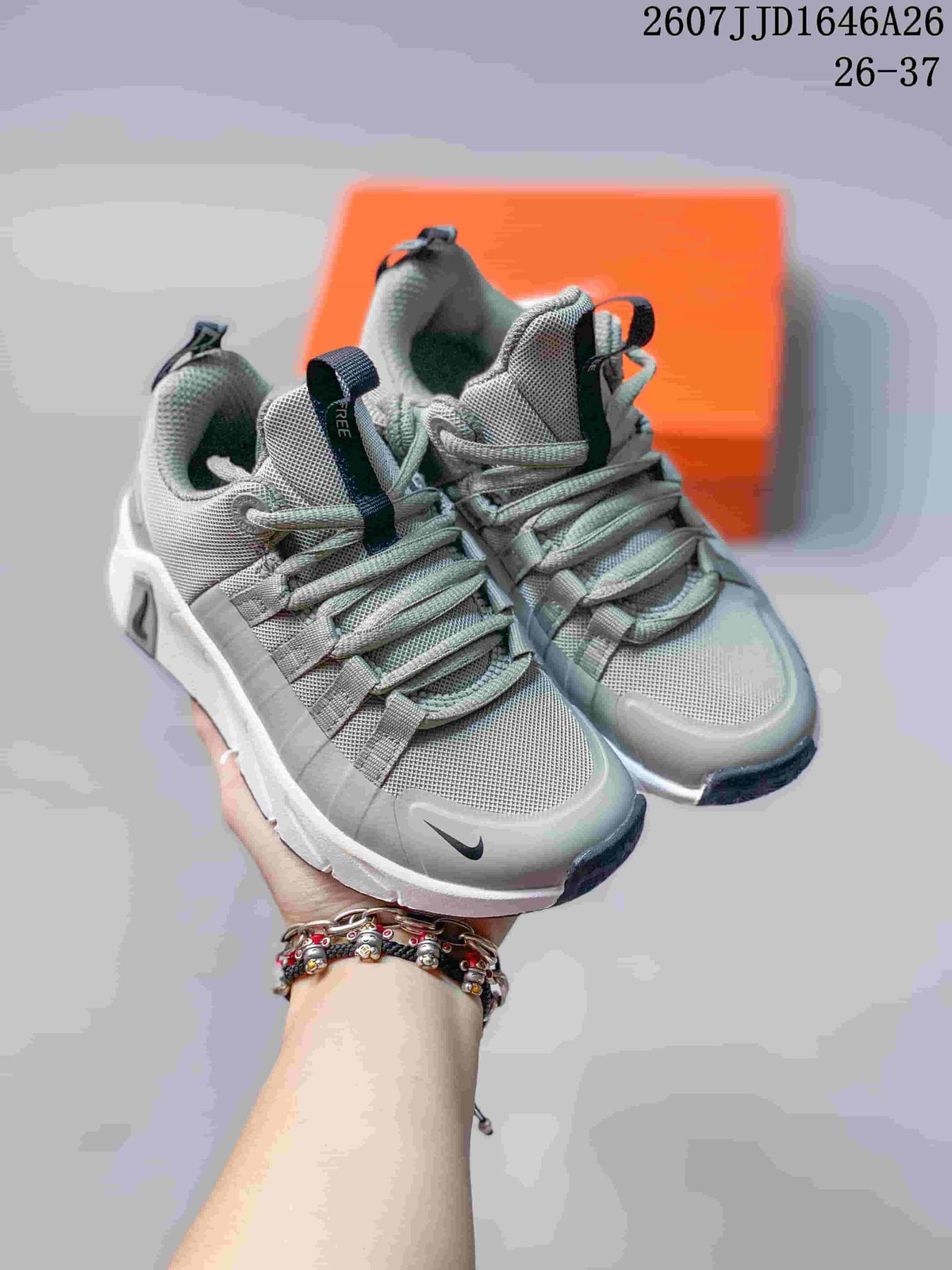 Nike Free Metcon 7 Kids Training Shoes Gray and White