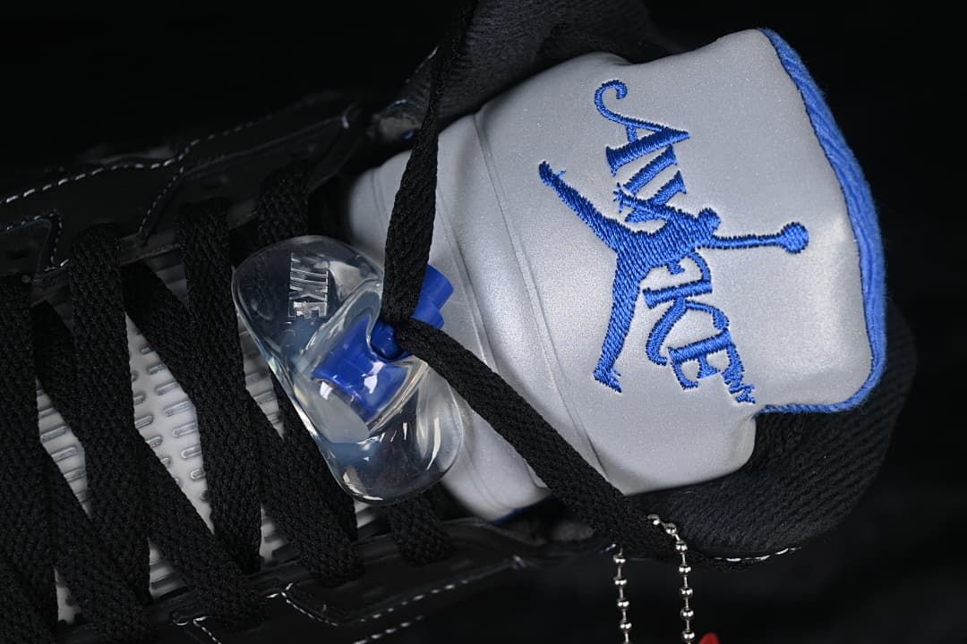 Awake NY x Air Jordan 5 Sneakers Black and Blue