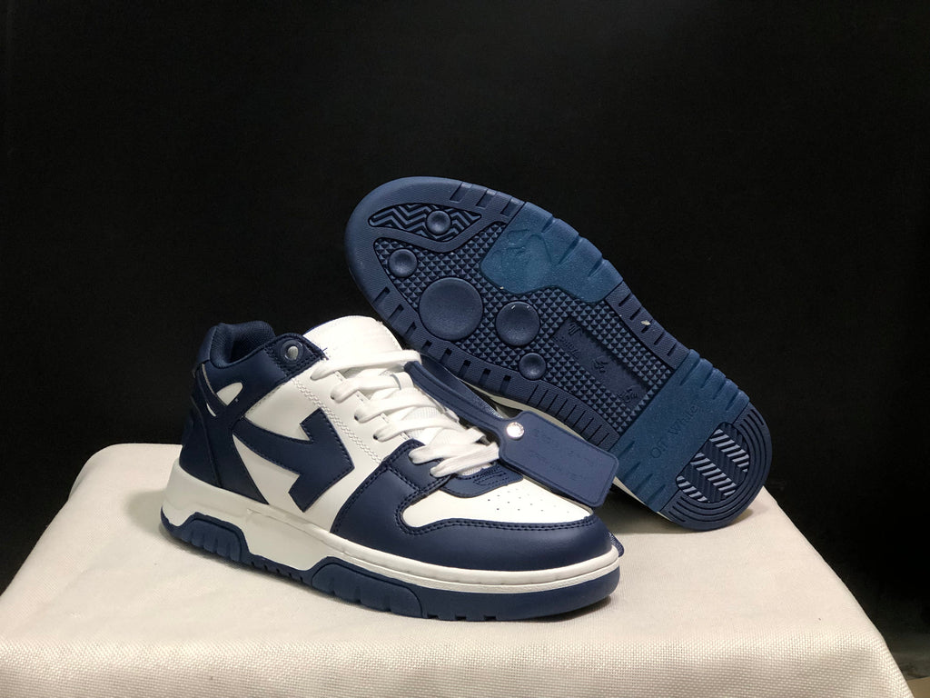 Off-White Out Of Office Low-Top Sneakers Navy White