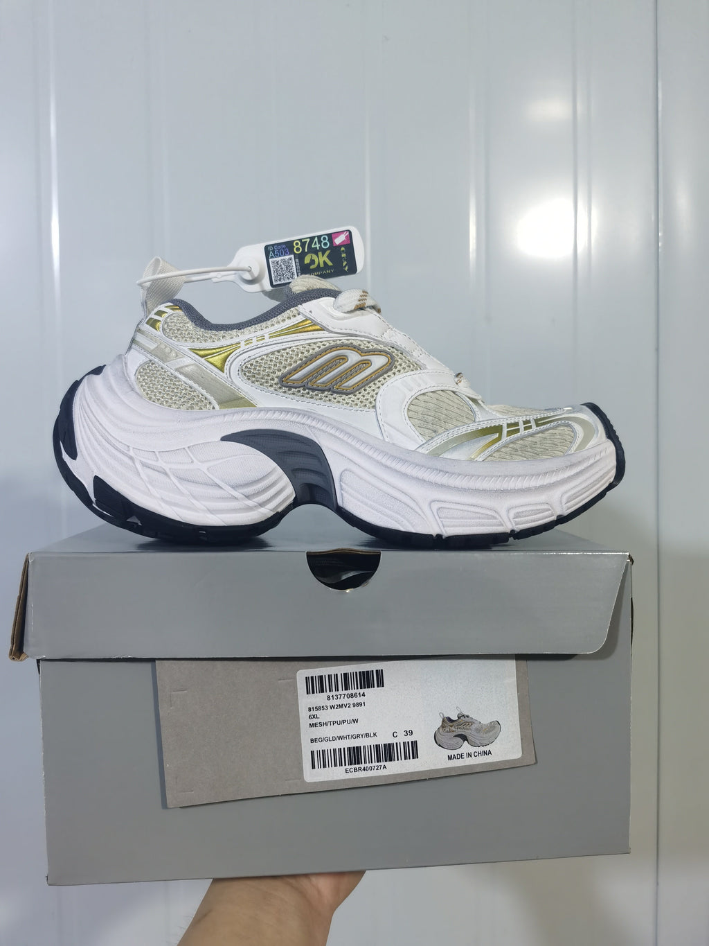 Skechers 9891 Sneakers Beige Gold