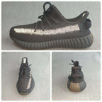 Yeezy Boost 350 V2 Reflective Black Sneakers