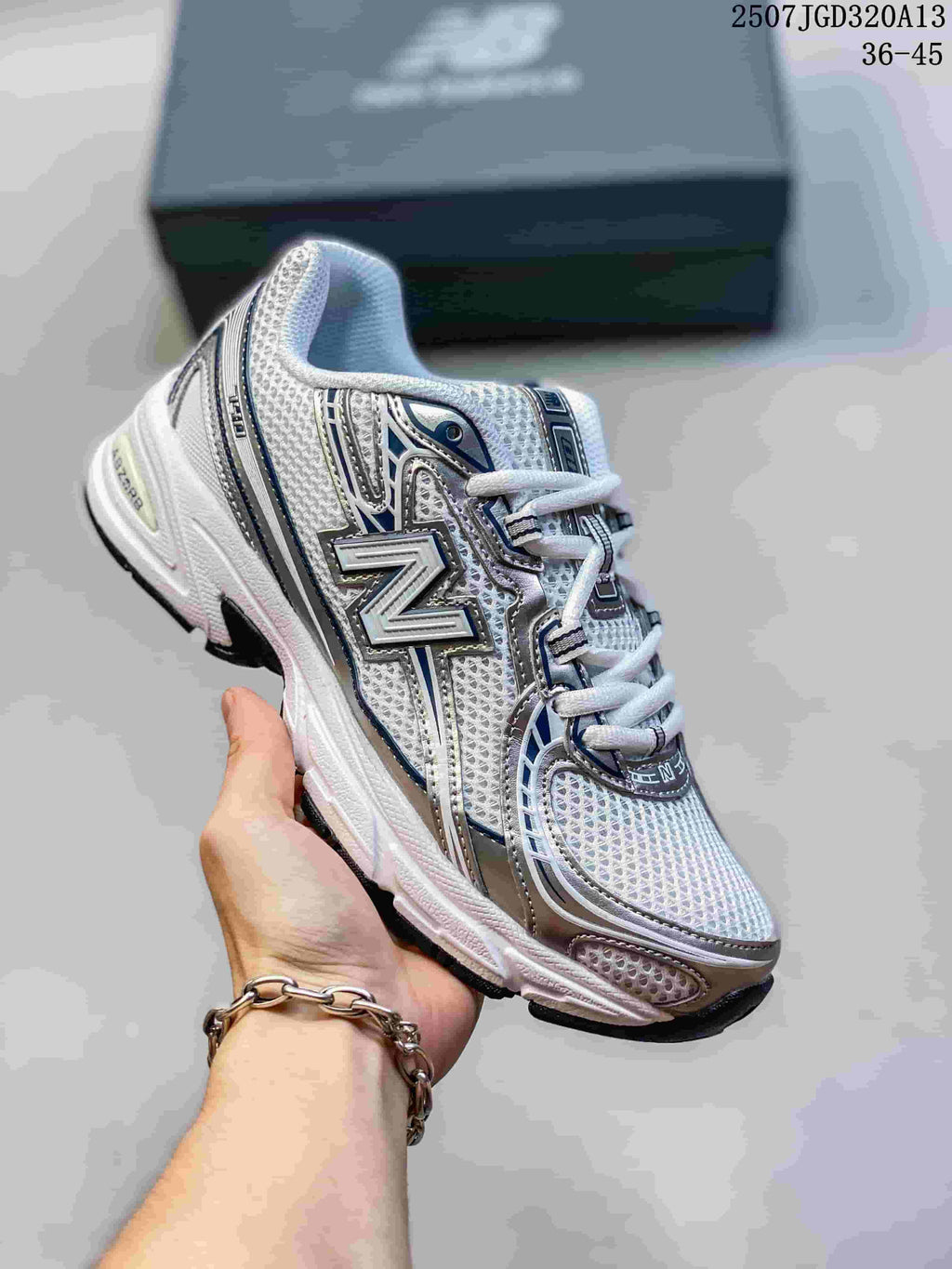 New Balance 740 Sneakers White Silver Navy U740NW2
