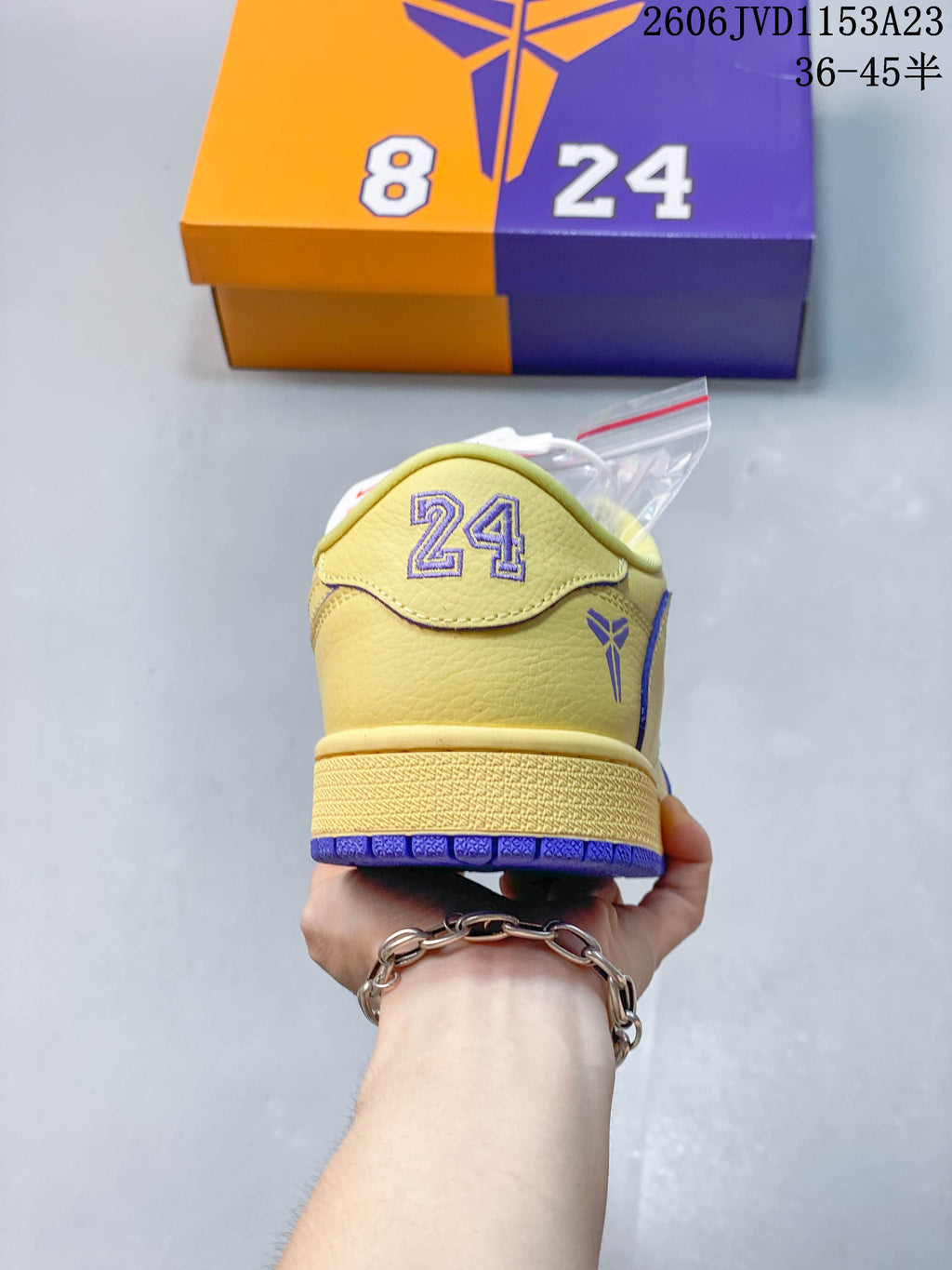 Nike Low-Top Sneakers in Yellow and Purple
