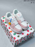 Louis Vuitton White and Pink Low-Top Sneakers JXD1192A22