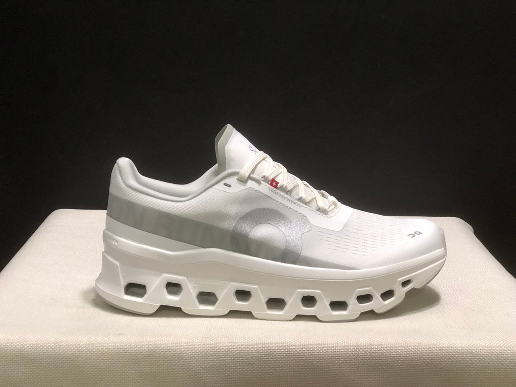 On Cloudmonster 1 White Running Sneakers