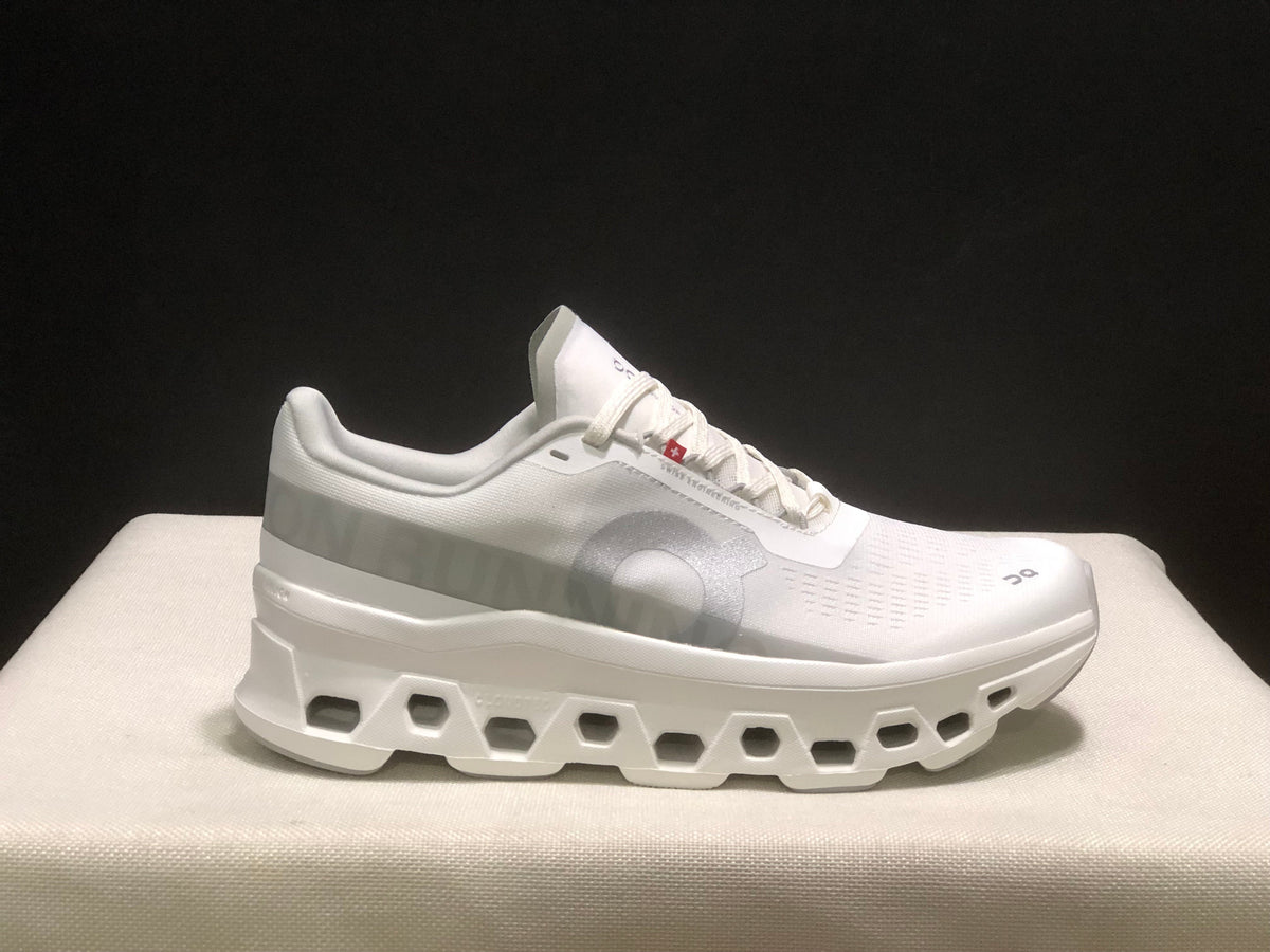 On Cloudmonster 1 White Running Sneakers