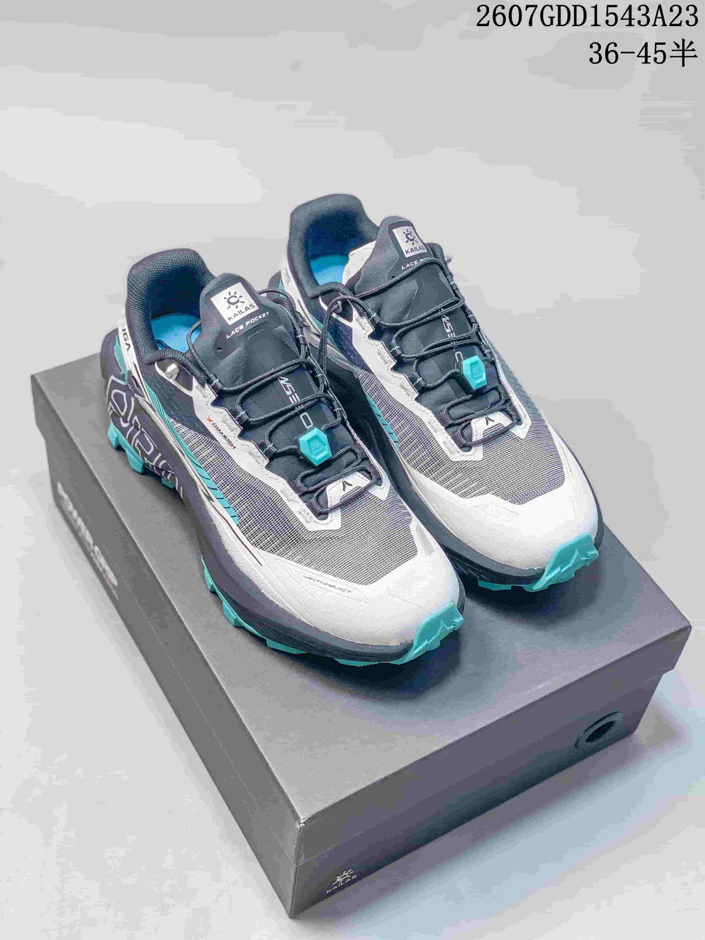 Kailas FUGA EX PRO Trail Running Shoes Gray Teal 2607GDD1543A23
