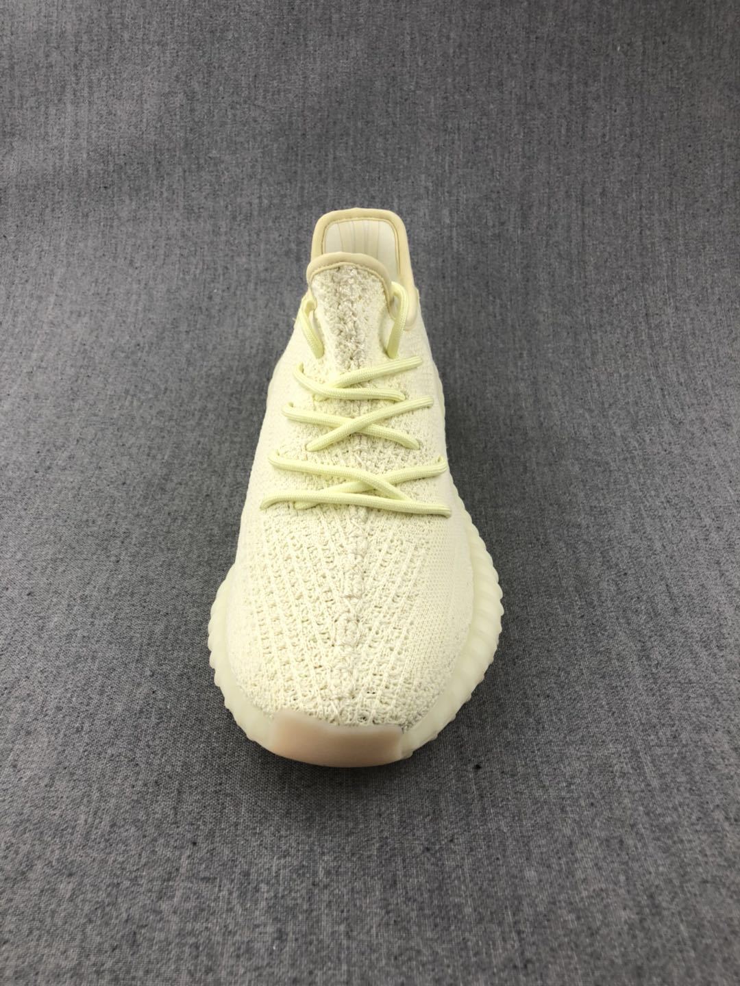 Yeezy 350 V2 Knit Sneakers in Cream