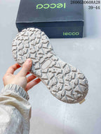 ECCO White Mesh-Look Lace-Up Sneakers 2606GDD608A28