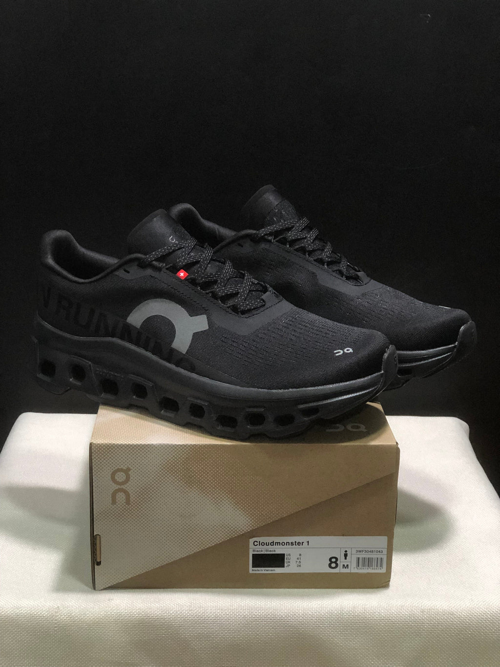 On Cloudmonster 1 Running Shoes Black