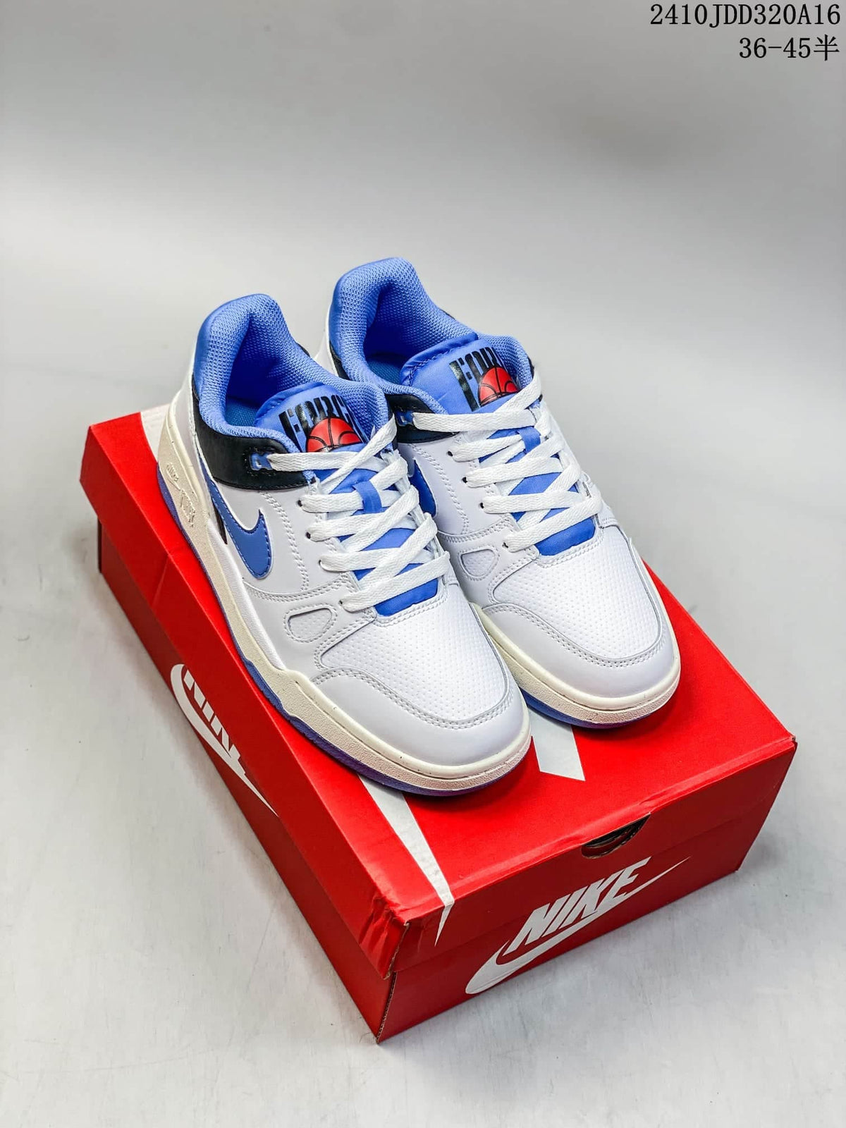 Nike Full Force LO Low-Top Sneakers White Blue Black