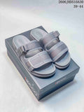 ECCO Grey Adjustable-Strap Sandals 06JHD510A30
