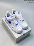 Nike Air Force 1 ’07 Low White and Blue Sneakers