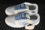 Nike SB Dunk Low Cream Grey Light Blue Sneakers