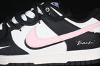 Nike Dunk Low Retro Black White Pink Sneakers