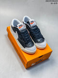 Nike Blazer Low '77 Jumbo Black White Sneakers 2601NY296A09