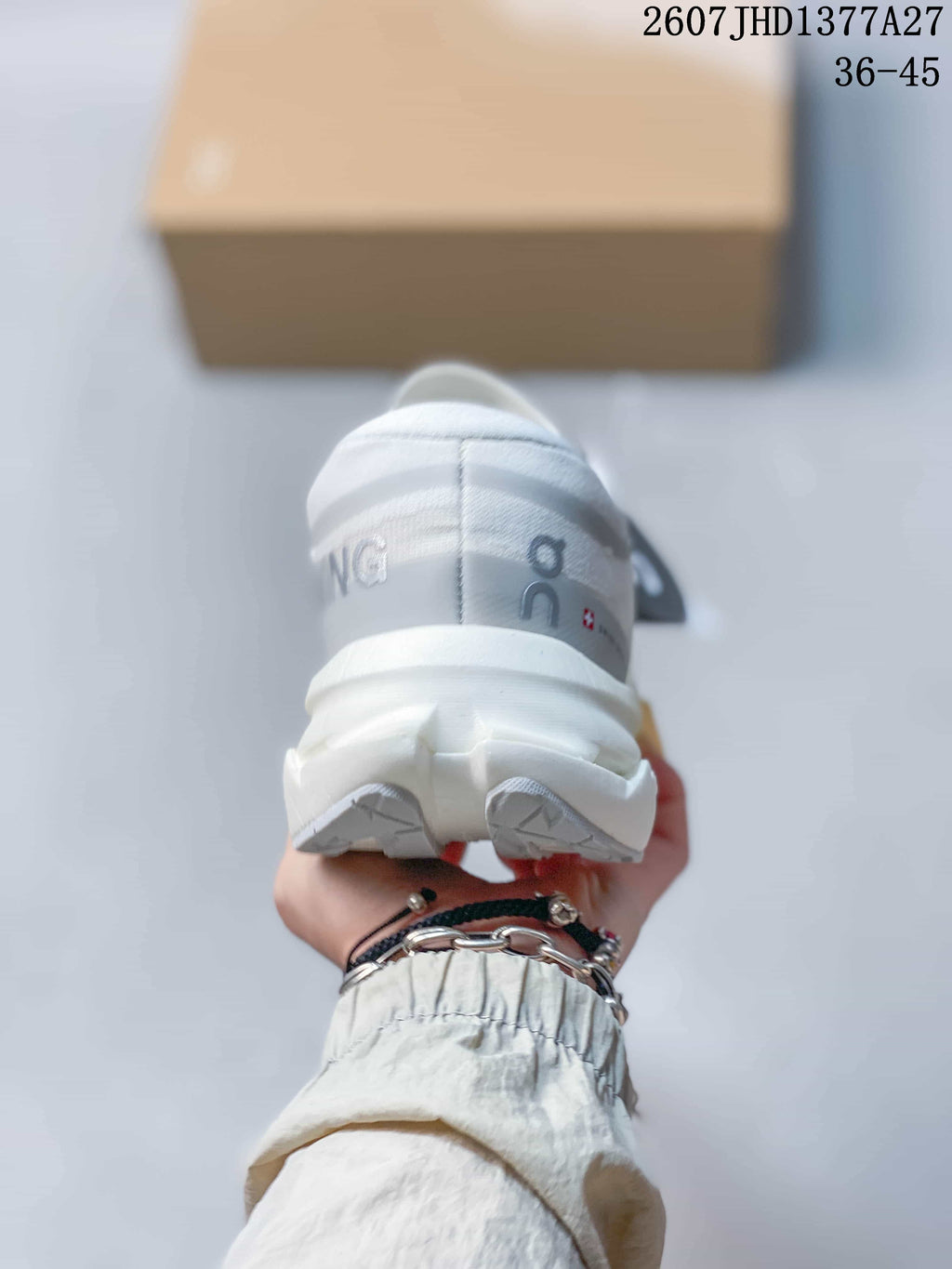 On Cloudmonster 3 Hyper White Yellow Sneakers JHD1377A27