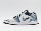 Nike Dunk Low Washed Denim Sneakers Blue CZ8455-100