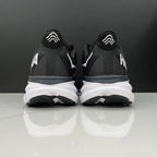 HOKA Clifton 9 Black and White Running Shoes