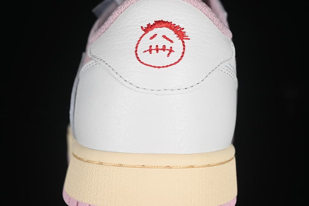 Jordan 1 Low OG Pink and Sail Sneakers DM7866-600