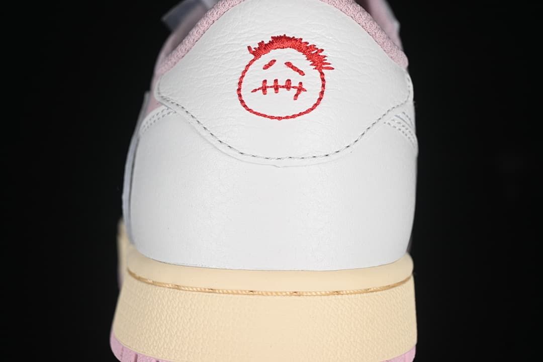 Jordan 1 Low OG Pink and Sail Sneakers DM7866-600