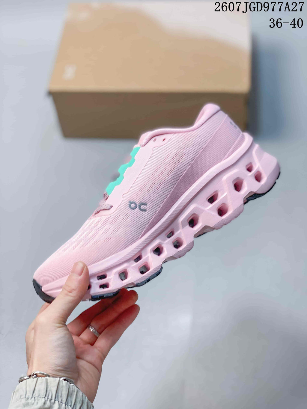 On Cloudmonster 3 Pink Low-Top Running Sneakers
