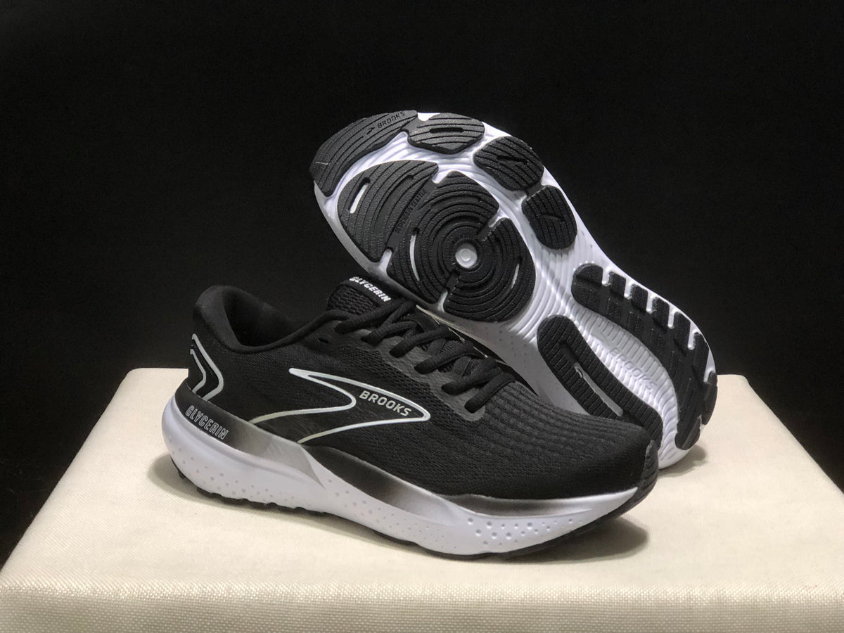 Brooks Glycerin 21 Running Shoes Black Grey White