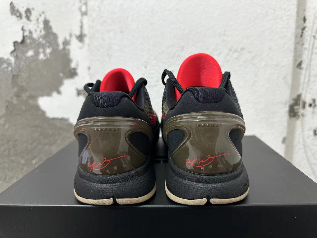 Nike Kobe Camo Basketball Shoes in Black, Olive and Red