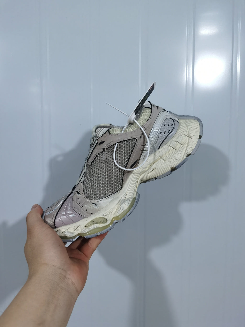 Stapler 9191 Sneakers in Beige and Grey