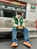 A Bathing Ape BAPE STA Low Sneakers White Orange