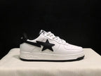 Bape Sta Low Sneakers White Black