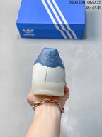 adidas Gazelle Sneakers White Blue 612050TIT