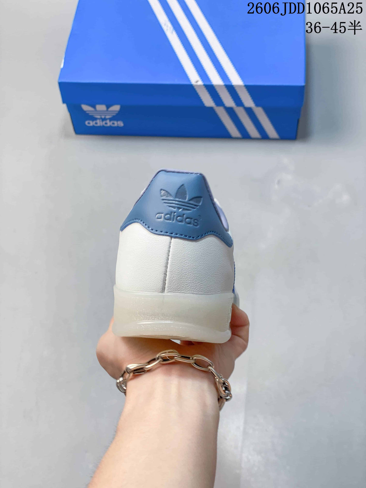 adidas Gazelle Sneakers White Blue 612050TIT